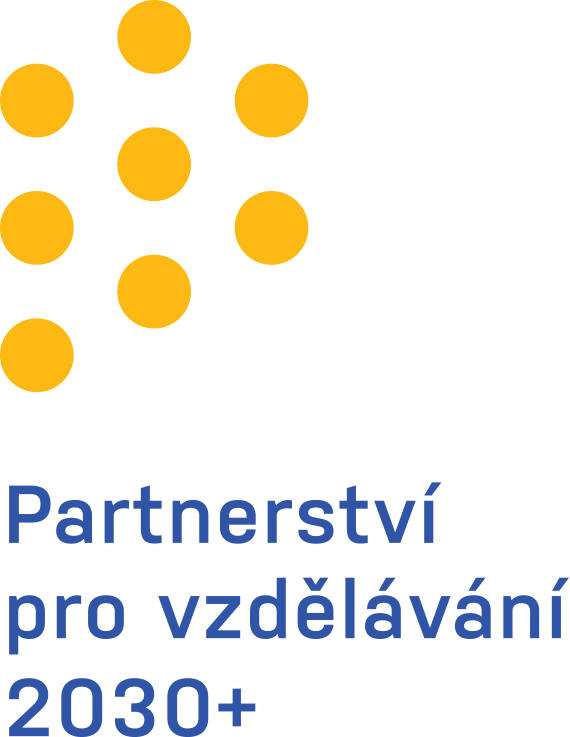 Logo Partnerství – značka spolupracující na projektech ve vzdělávání.