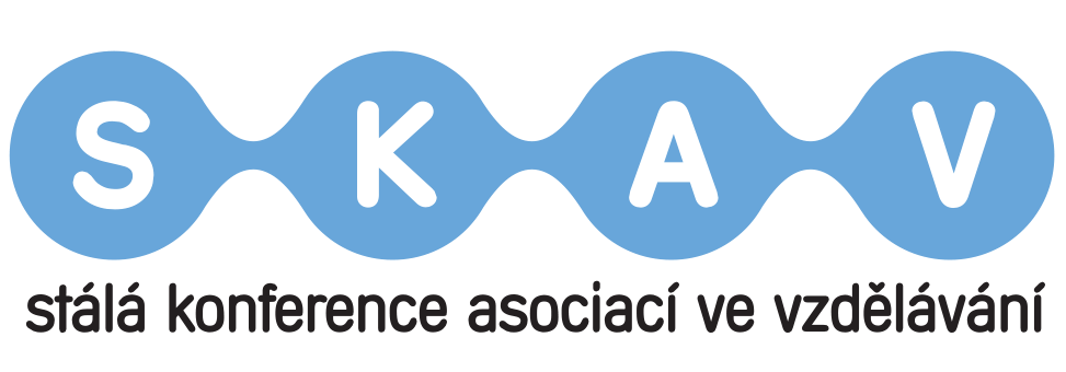 Logo SKAV – Stálé konference asociací ve vzdělávání.